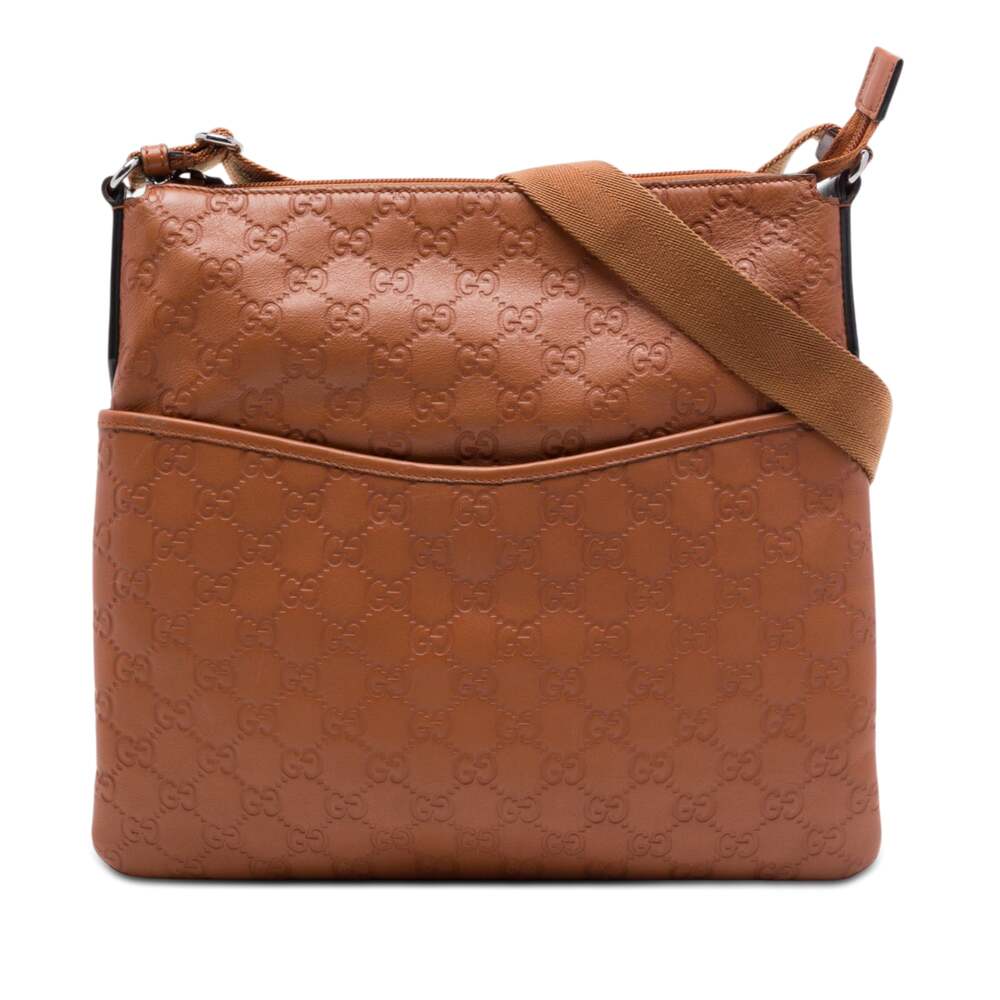 Zip Messenger Bag Guccissima Leather #311384G85B
